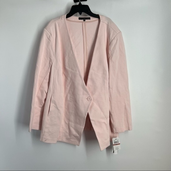 Amanda + Chelsea ponte one button ponte blazer jacket 1X - Picture 5 of 5